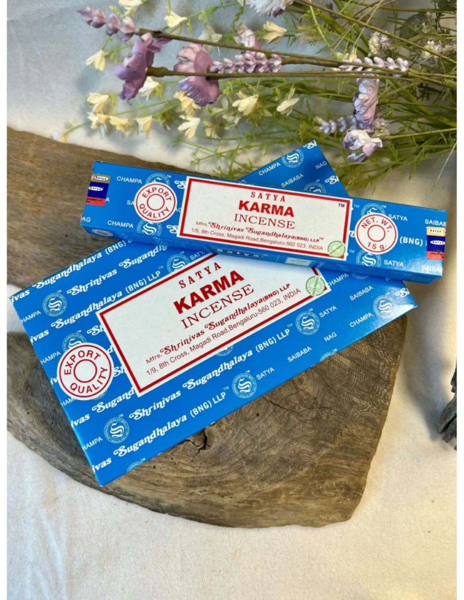 Satya Karma wierook 15 grams - doos van 12 st. - Afbeelding 2