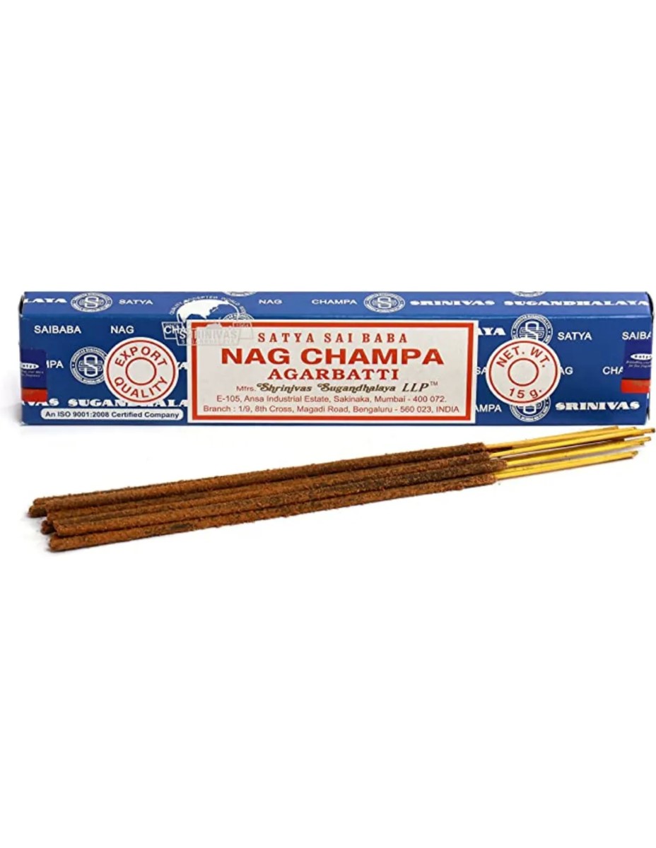 Nag Champa 15 gram wierook stokjes - Afbeelding 2