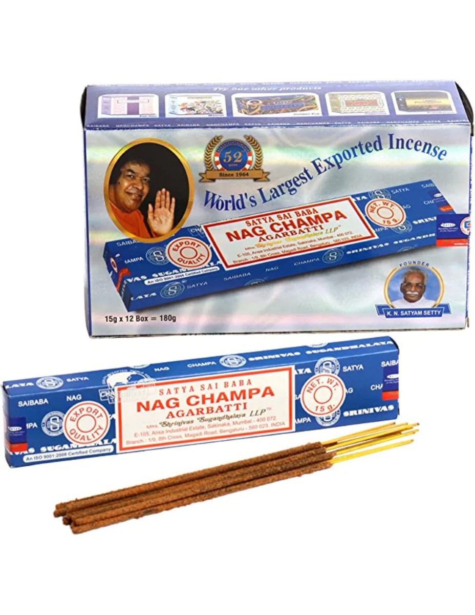 Nag Champa 15 gram wierook stokjes - Afbeelding 3