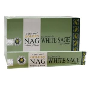 Vijayshree Golden Nag White Sage Wierook stokjes