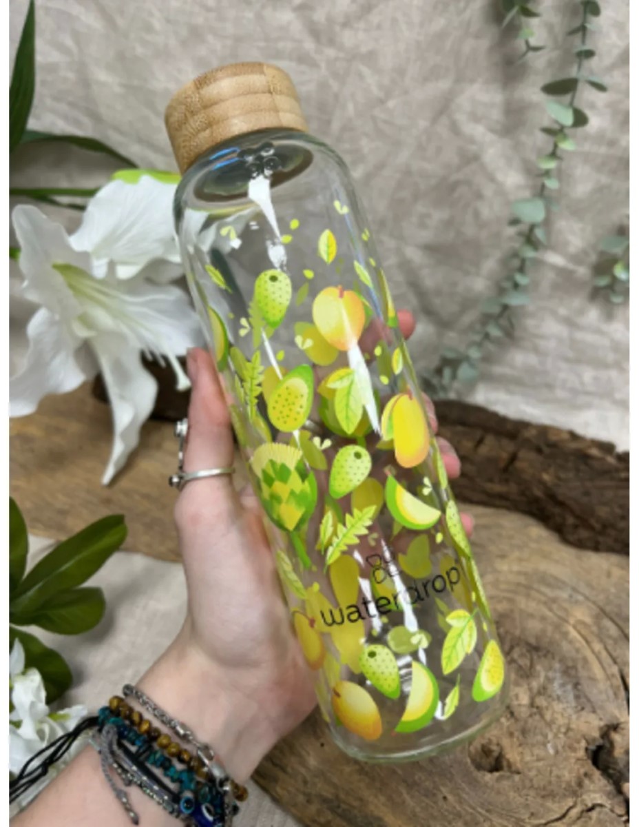 Waterdrop Glass bottle 600 ml Glow - Afbeelding 2